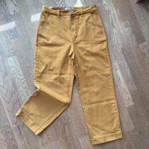 Everlane Straight Leg Crop Pant, Size: 10 Regular, Color: Golden Brown
